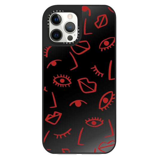 Eye, Nose, Lip Phone Case_Clear Impact Phone Case [1475903]