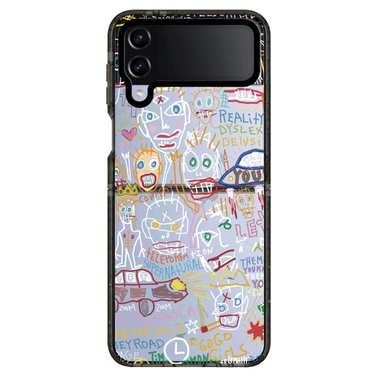 Supernatural Kid Sketch Style Phone Case_Samsung Z Flip [1501208]