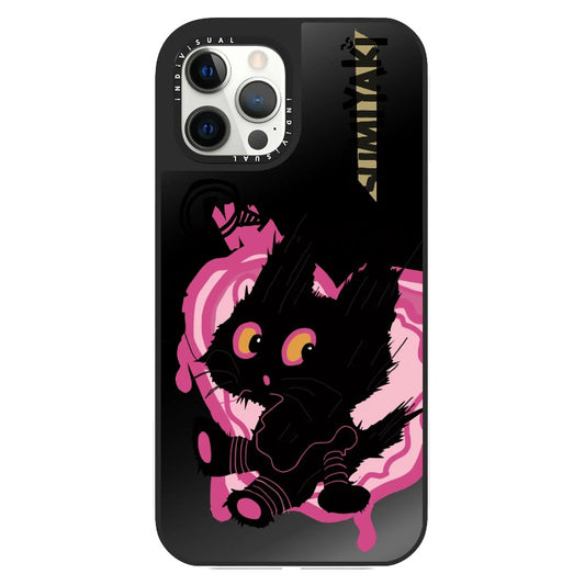 Black Cat Graffiti Style Phone Case_Clear Impact Phone Case [1502049]