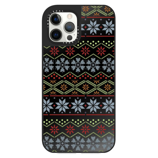 Winter Aesthetic Classic Sweater Patter Phone Case_Clear Impact Phone Case [1495317]