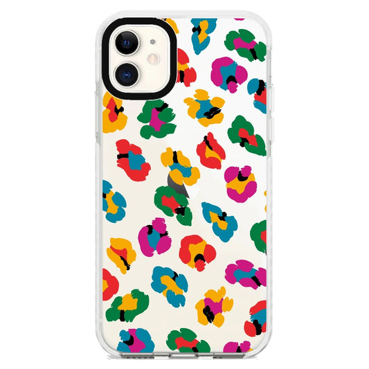 Colorful Leopard Pattern 2 Phone Case_iPhone Clear Impact Case [1506935]