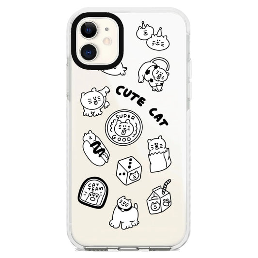 Cute Cat_iPhone Clear Impact Case [1488930]