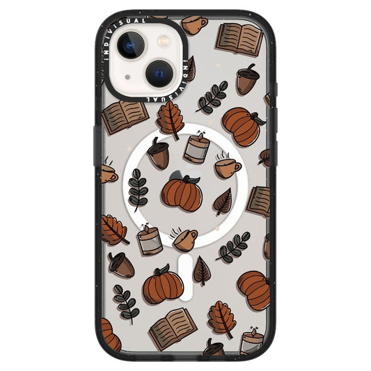 Fall Aesthetic Pumpkin and Leaves Phone Case_ iPhone Ultra-MagSafe Case [1502938]