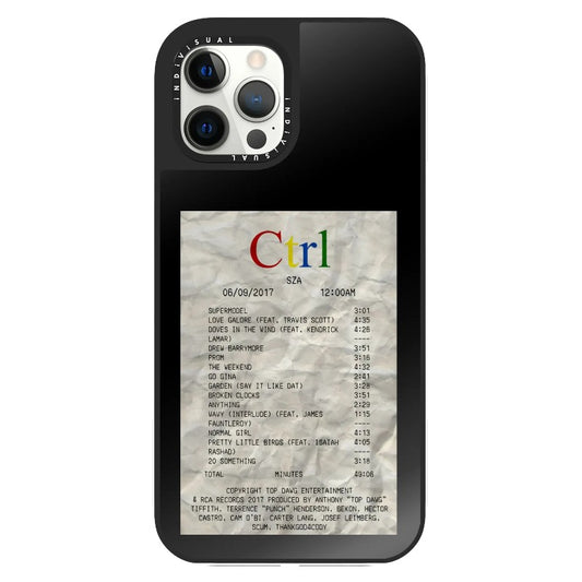 Ctrl Sza Receipt Style Phone Case_Clear Impact Phone Case [1509070]