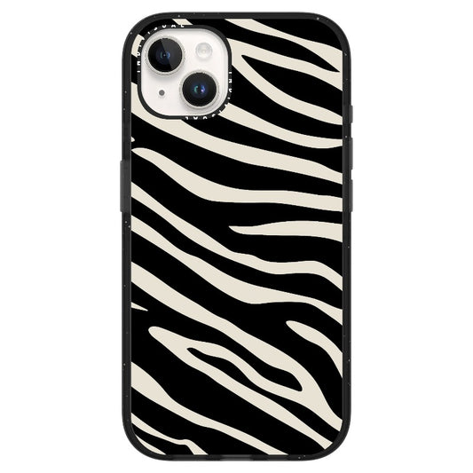 Zebra Stripe Pattern Phone Case_Clear Impact Phone Case [1506794]