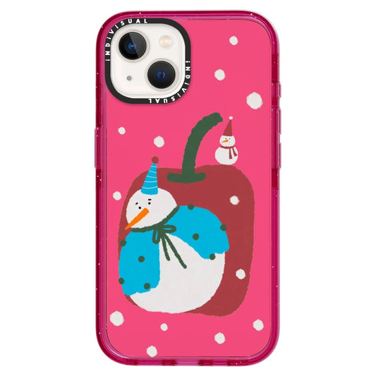 Christmas Themed Snowman with Apple Phone Case_iPhone Ultra-Impact Case [1475313]