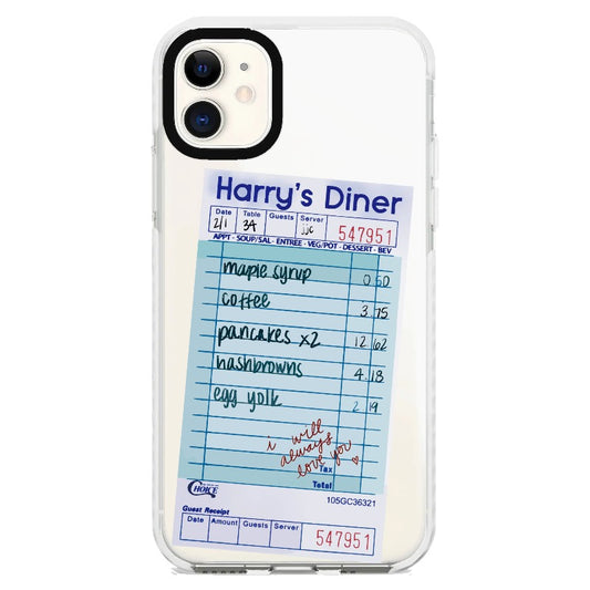 Harry's Diner Receipt_iPhone Clear Impact Case [1505109]