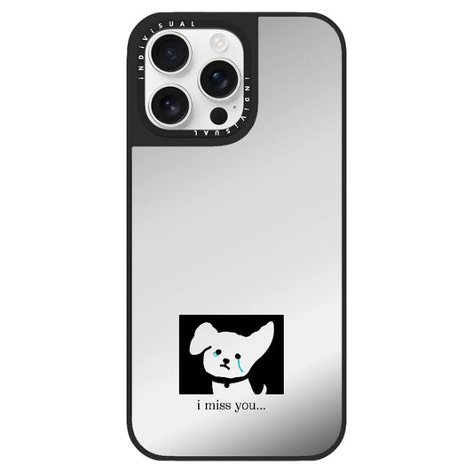 "I Miss You" Crying Puppy Minimal Phone Case_Clear Impact Phone Case [1448041]