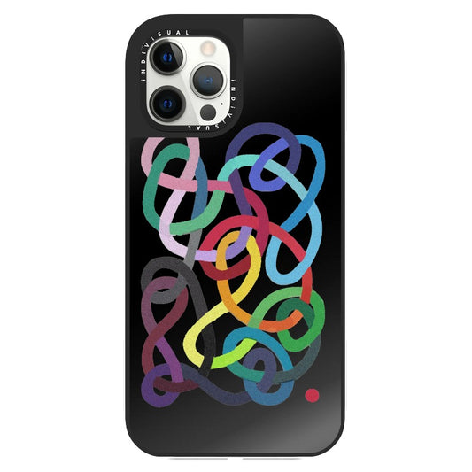 Abstract Colorful Threads Phone Case_Clear Impact Phone Case [1459658]