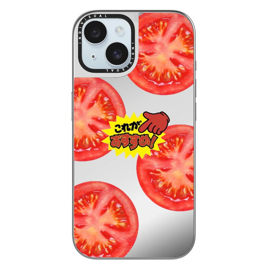 Tomatoes and Japanese style Stickers Phone Case_Clear Impact Phone Case [1448084]