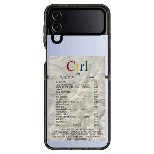 Ctrl Sza Receipt Style Phone Case_Samsung Z Flip [1509070]