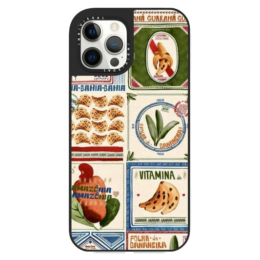 Vintage Food Illustration Style Phone Case_Clear Impact Phone Case [1444129]