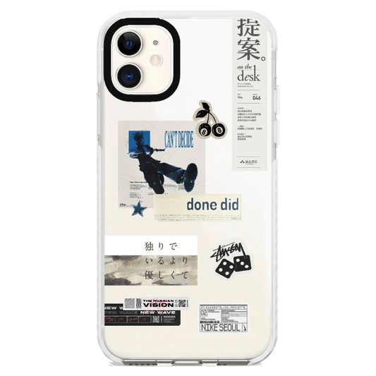 Muted Collage_iPhone Clear Impact Case [1465675]