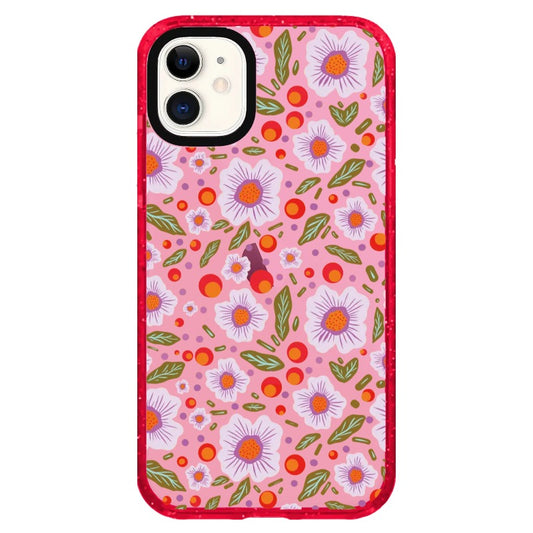 Pink Floral Pattern Phone Case 5_iPhone Clear Impact Case Limited  [1499274]