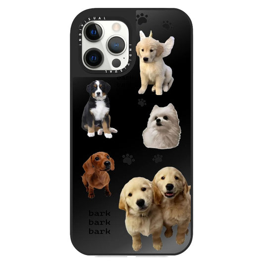 Puppy Lovers Bark Bark Phone Case_Clear Impact Phone Case [1453206]