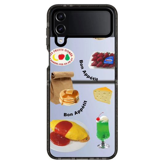 Bon Appètite Korean Style Food Theme Phone Case_Samsung Z Flip [1446985]