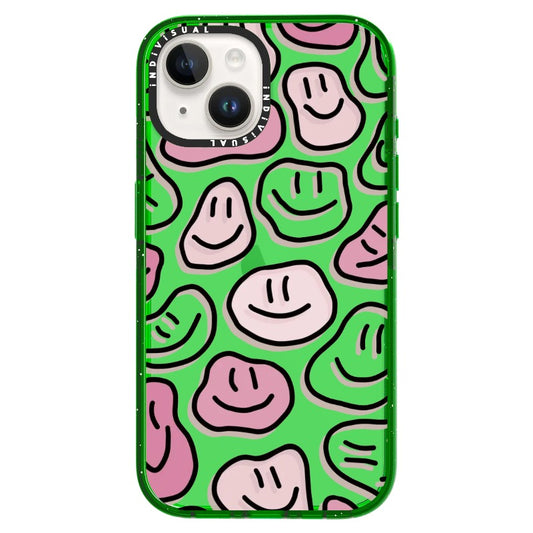 Pink Smiley Faces Phone Case_iPhone Ultra-Impact Case [1495324]