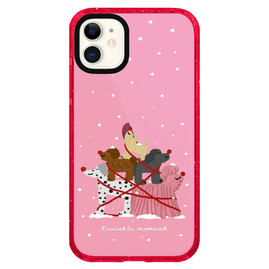 Paw Firends Christmas Phone Case_iPhone Clear Impact Case Limited  [1475318]