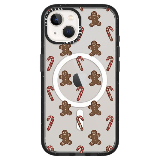 Gingerbread Man and Candy Cane Pattern Christmas Themed Phone Case_ iPhone Ultra-MagSafe Case [1495299]