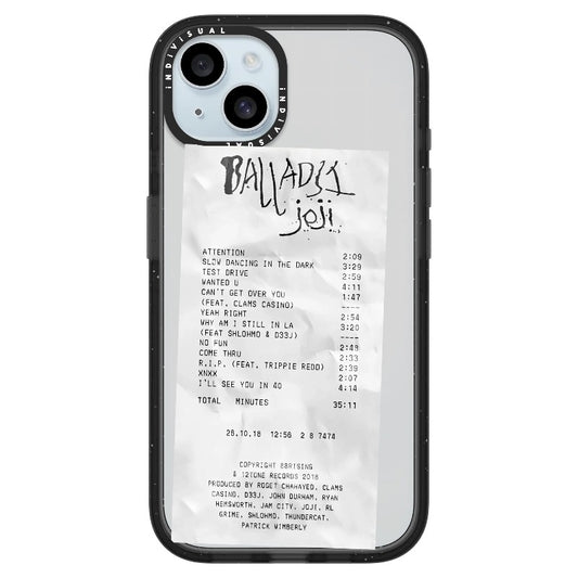 Ballads Joji Receipt Style Phone Case_iPhone Ultra-Impact Case [1522219]