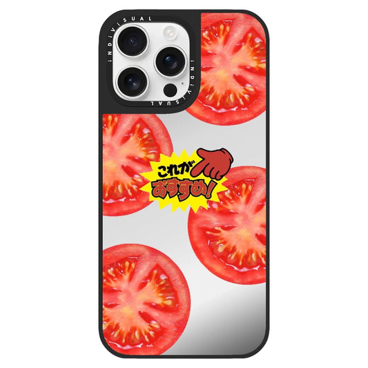 Tomatoes and Japanese style Stickers Phone Case_Clear Impact Phone Case [1448084]