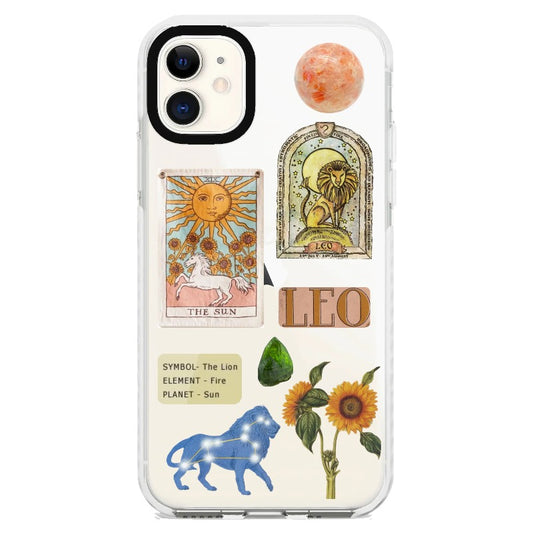 Zodiac Sign Series Leo Phone Case_iPhone Clear Impact Case [1284638]