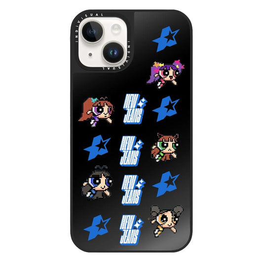 New Jeans Pixel Style Powerpuff Girls Phone Case_Clear Impact Phone Case [1267570]