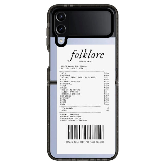 T.S Folklore Receipt Phone Case_Samsung Z Flip [1505125]