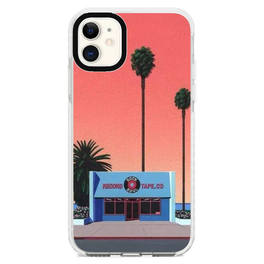 City Pop West Coast Sunset Style Phone Case _iPhone Clear Impact Case [1277484]