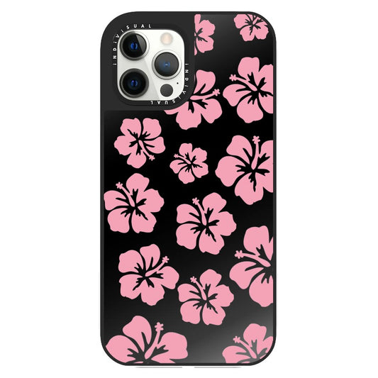 Tropical Floral Pink Phone Case_Clear Impact Phone Case [1336846]