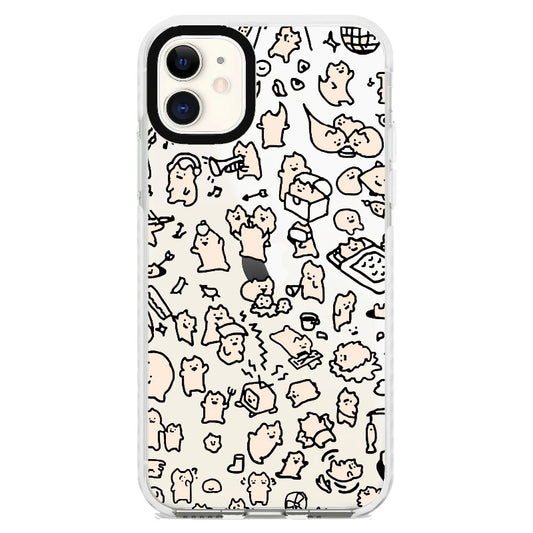 “Busy Cat_iPhone Clear Impact Case [1502834]