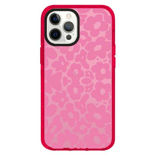 Classic Pink Floral Pattern Phone Case_iPhone Clear Impact Case Limited  [1495315]