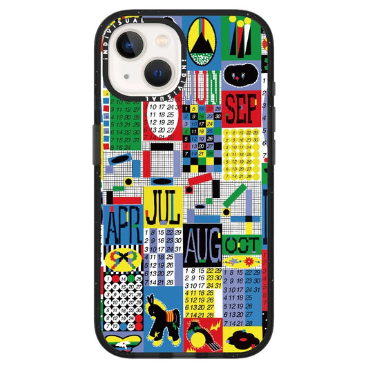 2024 Abstract Calendar Inspired Phone Case_ iPhone Ultra-MagSafe Case [1502145]