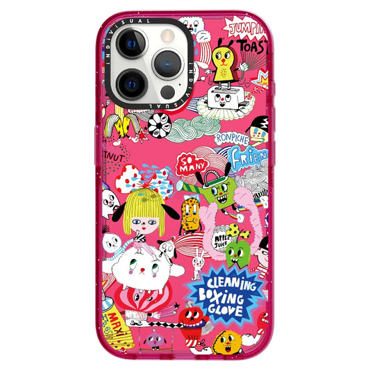 Collage Pop Art Style Cartoon Phone Case_iPhone Ultra-Impact Case [1502836]