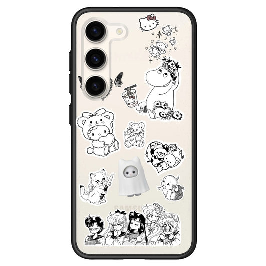 Vintage Anime Collage Phone Case_Samsung Z Flip [936731]