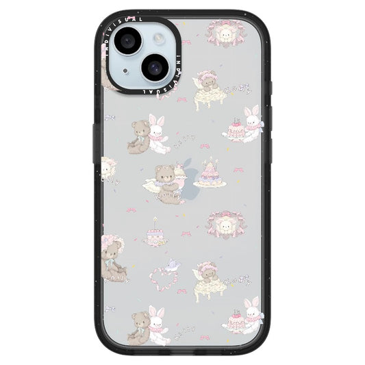 Coquette Aesthetic Teddy and Bunny Friends Phone Case_iPhone Ultra-Impact Case [1505095]