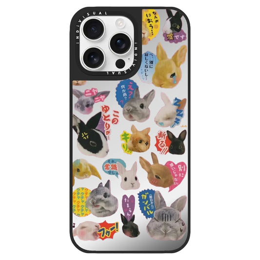 Y2K Japanese Style Bunny Stickers Phone Case_Clear Impact Phone Case [1453201]