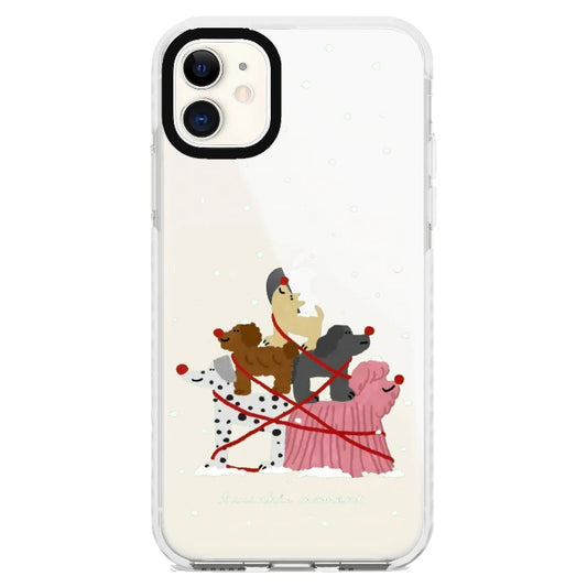 Paw Firends Christmas Phone Case_iPhone Clear Impact Case [1475318]