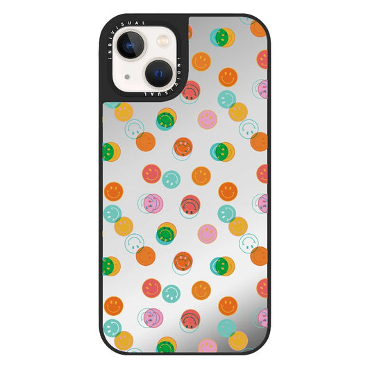 Happy Face Stamp Print_Clear Impact Phone Case [1523843]