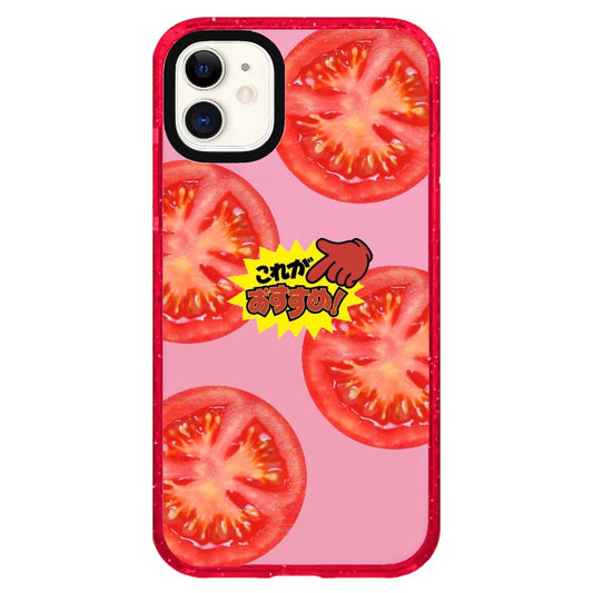 Tomatoes and Japanese style Stickers Phone Case_iPhone Clear Impact Case Limited  [1448084]