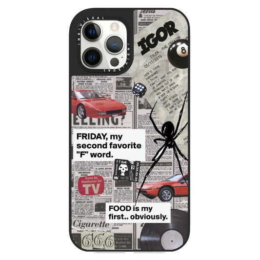 Friday Mood Meme Case for iPhone_Clear Impact Phone Case [1289188]