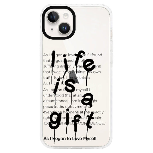 "Life is a Gift"_Clear Impact Phone Case [1507537]