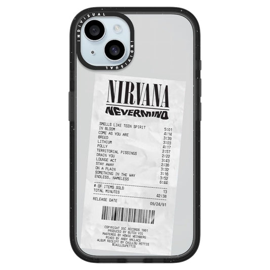 Nirvana Never Mind Receipt Style Phone Case_iPhone Ultra-Impact Case [1509077]