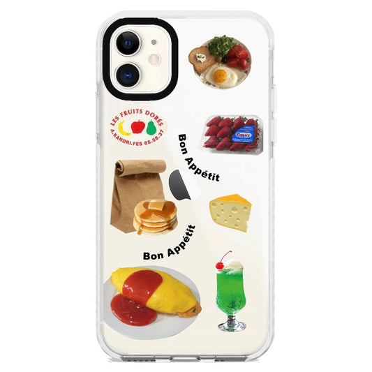 Bon Appètite Korean Style Food Theme Phone Case_iPhone Clear Impact Case [1446985]