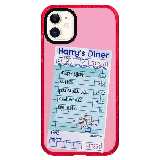 Harry's Diner Receipt_iPhone Clear Impact Case Limited  [1505109]