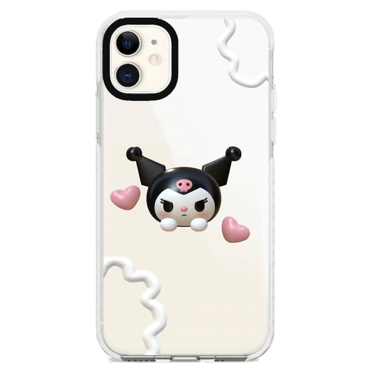 Kuromi love ♡︎_iPhone Clear Impact Case [981291]