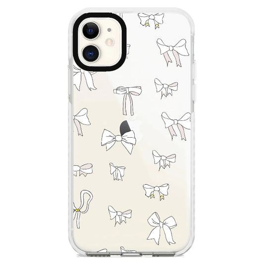 Different shapes of Bow Pattern_iPhone Clear Impact Case [1505117]