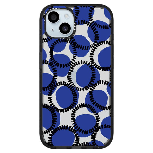 Blue Circle Pattern_iPhone Ultra-Impact Case [1503082]