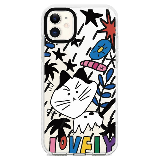 Lovely Kitty_iPhone Clear Impact Case [1624371]