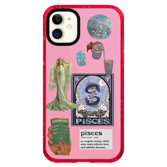 Zodiac Sign Series Pisces Phone Case_iPhone Clear Impact Case Limited  [1284655]